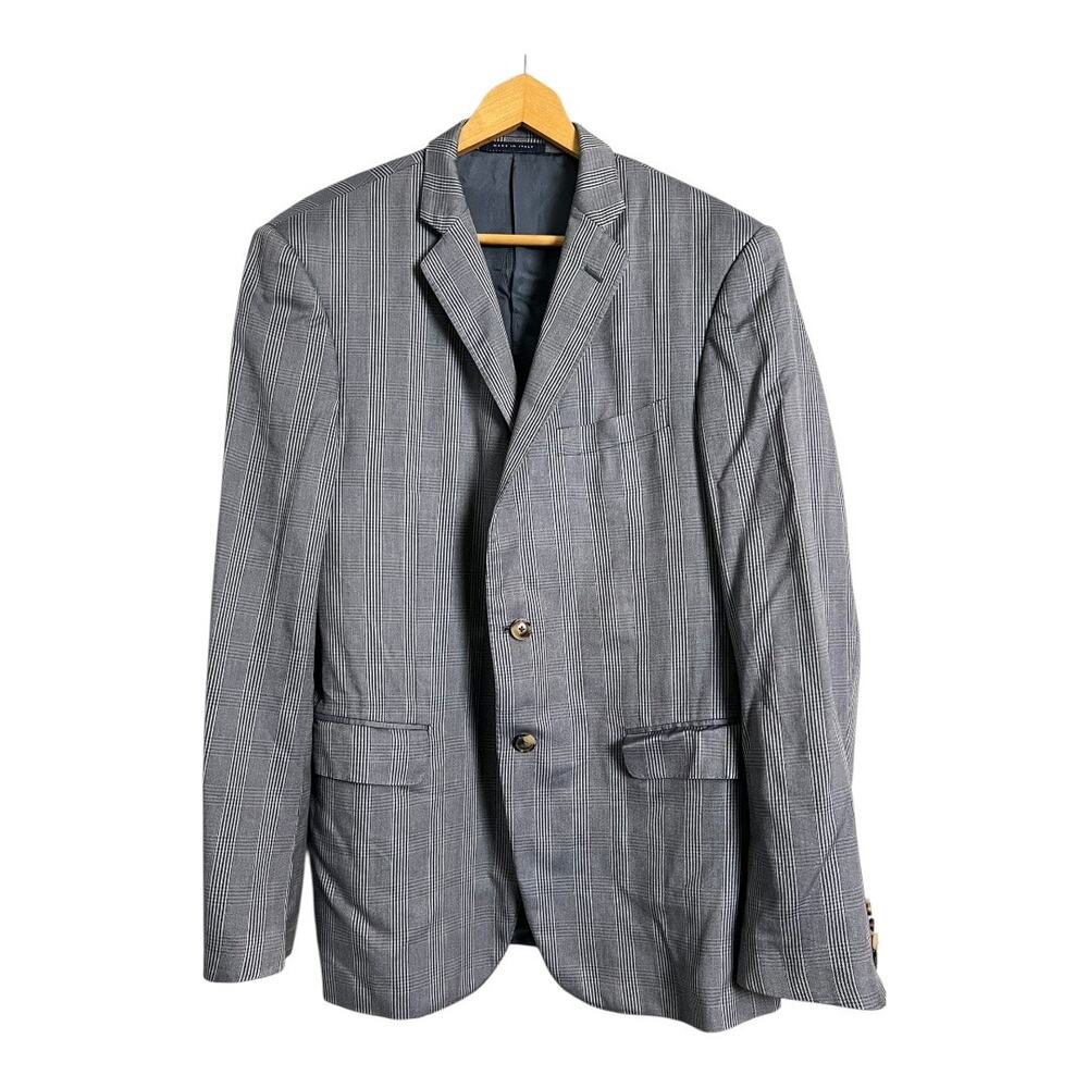 Pal Zileri Silk Sport Coat Blazer Tailored Preppy Suit Jacket 44L / 54 Italian